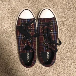 Plaid Converse All Stars